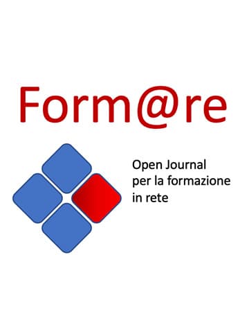 Form@re - Open Journal Per La Formazione in Rete - cover